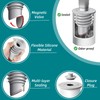 COLDDD Washing Machine Drain Hose Seal, Anti-Odor Floor Drain Plug