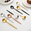 Oishia Spoons Tea Spoons Demitasse Spoons 6pcs 13.5cm Hollow Pattern