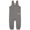 loud + proud Unisex Baby Dungarees, GOTS Certified Toddler Romper