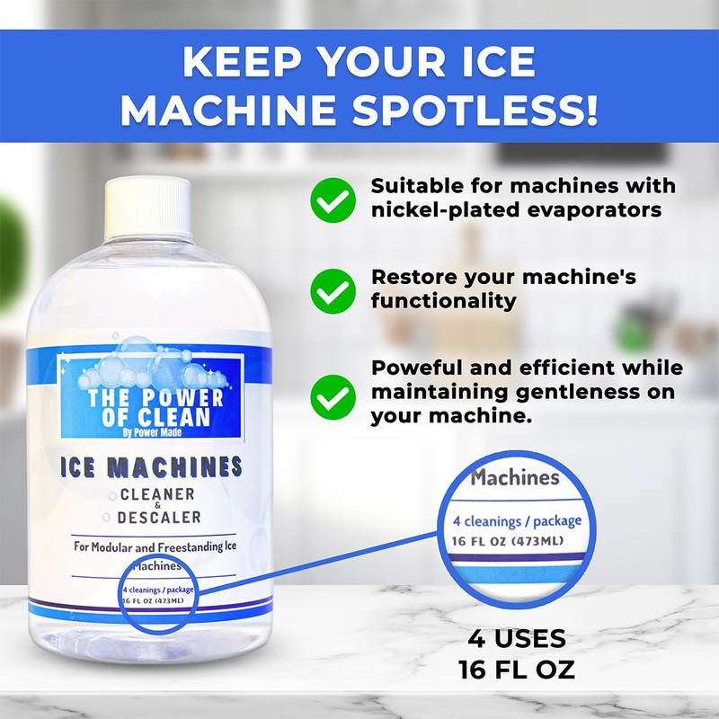 Power Made Ice Machine Cleaner & Descaler 16 fl oz