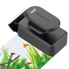 hygger Aquarium Magnetic Glass Scraper Fish Tank Cleaning Brush Floating Design Magnet Scrubber with Two Detachable Blade