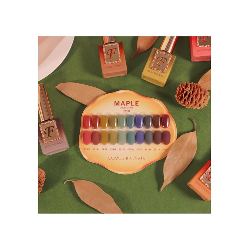FROM THE NAIL Gel Nail Maple Collection Set 7items (FS115~FS124)