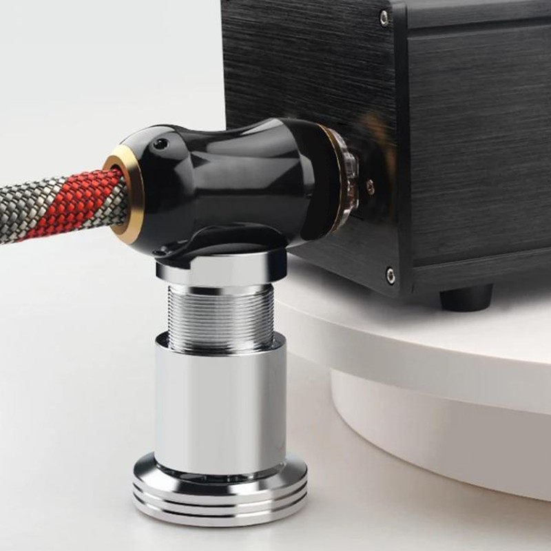 HiFi Speaker Wire Support Stand 70‑115mm Height Adjustable Shock Absorber