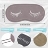 20 Pcs Funny Eye Mask Bulk for Sleep, Adjustable Strap,Morandi