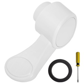 Prosentuo RV Toilet Foot Pedal Compatible with Dometic 300 310 311 320 and 321 Camper Toilet Flush Pedal with Flange Seal Gasket Kits