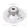 Lathe Handwheel 80mm Aluminum Alloy Hand Wheel with Crank Handle