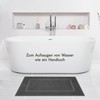 Hammetex Bath Mat Set 2 Pieces, 100% Cotton Shower Mat