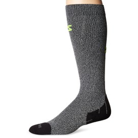 Zensah Tech+ Compression Socks, Heather Grey, Large