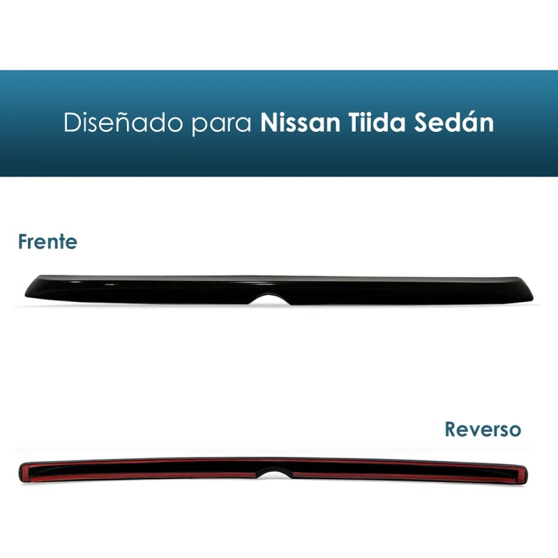 Aleron Nissan Tiida Cajuela Sedan Spoiler Tuning 2010-2018