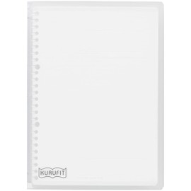 Maruman F020-98 Kurufit Loose Leaf Binder, B5, 26 Holes, Clear