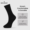 Bonjour Men's Socks One Size - black