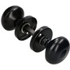 KOTARBAU® Black Rotating Door Knob. Ideal Equipment for Garage Side
