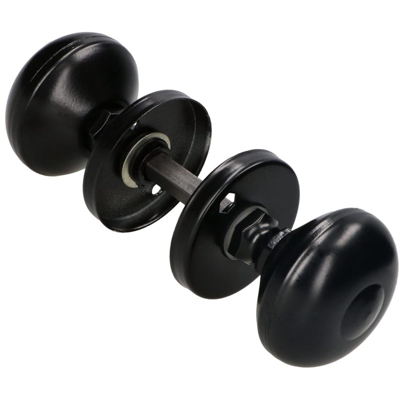 KOTARBAU® Black Rotating Door Knob. Ideal Equipment for Garage Side
