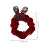 BESPORTBLE Bling Rabbit Hair Tie Holder for Women High Elasticity