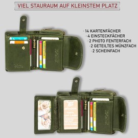 MATADOR Saragossa RFID Blocker Leather Purse Women's Large Purse with Gift Box Women's Leather Medium Many Compartments Purse Women's Leather Purse Women's Leather Purse Women's Leather Purse Women's