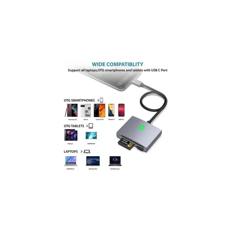 Maxonar SD/CF Card Reader Adapter