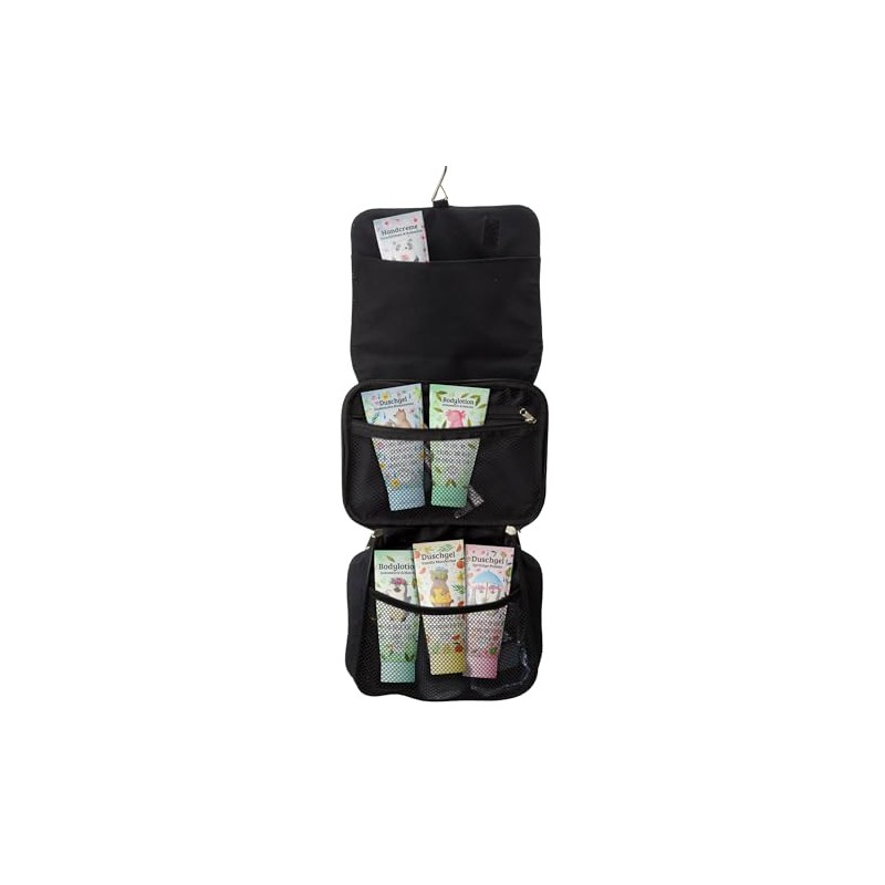 Parent-New Mr. & Mrs. Panda Toiletry Bag Bear with Baby,