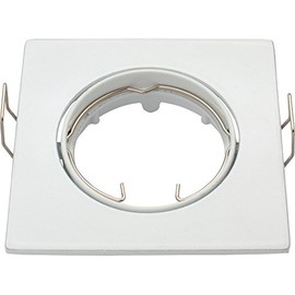 LED - and Halogen - Included Mounting Frame Swivel White GU10 Version, Also Fits for MR16 (GU5, 3)
