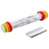 JEmarble Adjustable Rolling Pin with Silicone Guide Rings (Premium Quality)