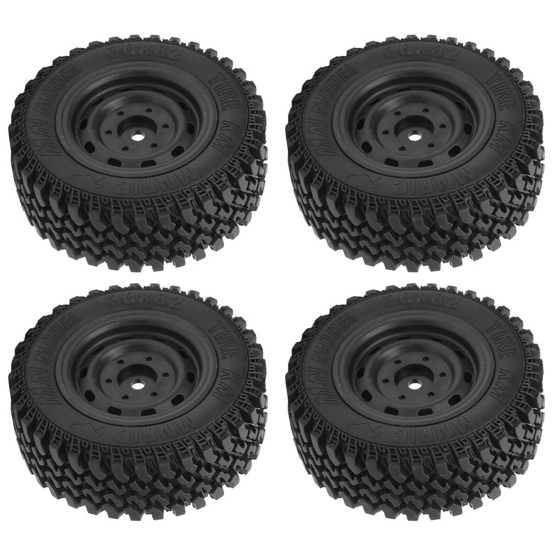 4pcs Professional Plastic Rubber Tire RC Accessory Upgrade Parts Fit
