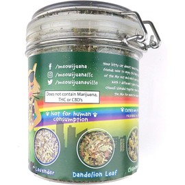 Meowijuana | Catnip Bundles | Organic | High Potency Cat Treats | Perfect for Cat Toys | Grown in USA | Feline and Cat Lover Approved (Catnip Pawty Mix)