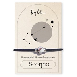 By Lilla Zodiac Bracelet Hair Ties – Premium Element-Inspired Accessories for Each Zodiac Sign (SCORPIO)