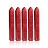 Metallic Red Sealing Wax Sticks, Yoption 5 Pcs Totem Fire