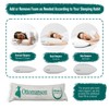 Ottomanson Pillow, 29" x 19", White D