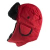 TOP HEADWEAR Winter Trapper Trooper Aviator Hat - Red