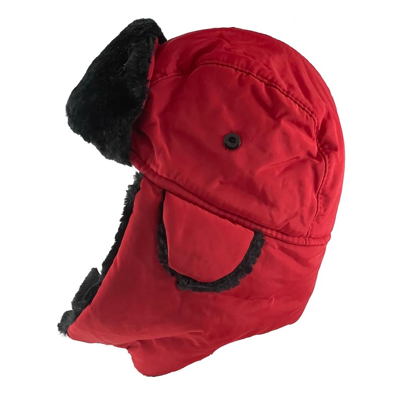 TOP HEADWEAR Winter Trapper Trooper Aviator Hat - Red