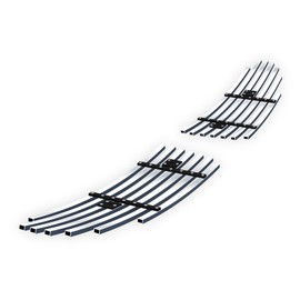 APS Compatible with Dodge Journey 2011-2020 SE Fog Light Cover Stainless Steel Chrome Polished 8x6 Horizontal Billet Front Grill Grille Insert D66878S