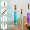 Zhehao 50 Pcs 10ml Mini Spray Bottles Clear Glass Perfume