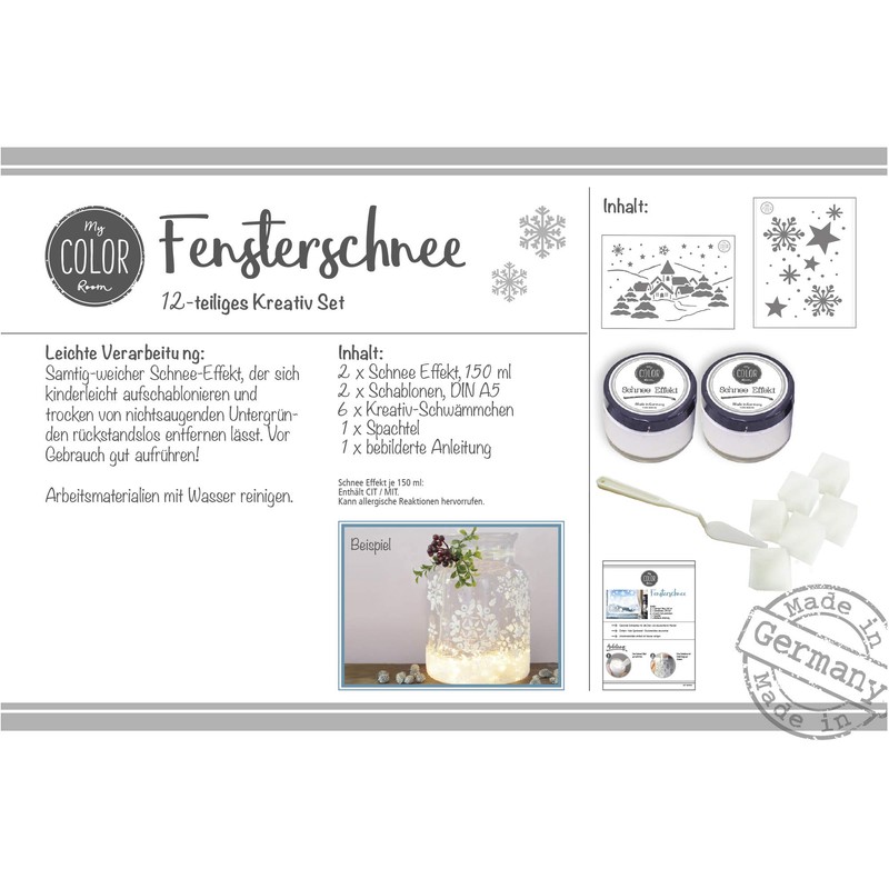 Viva Decor Creative Set Window Snow 12-Piece Set