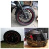 cyclingcolors Wheel rim sticker, 1.5 mm, tape, 10 m, car,