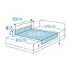 Malliah Angel Super Denim Sheets, Regular Type, Blue [Waterproof Sheet]