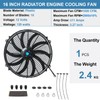 16 Inch Universal Slim Fan Push Pull Electric Radiator Cooling