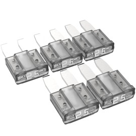 AUPROTEC Micro 2 Car Fuses Blade Fuses MikrOTO II 5A - 30A Selection: 25A Amp White Pack of 5