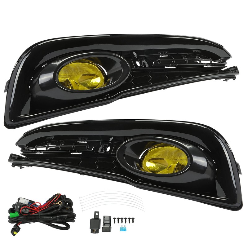 Kojem Pair Fog Lights Compatible with 2013-2015 Honda Civic 4-Door
