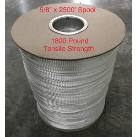 Arbor Flat Strap Rope Tree Tie Webbing 2500' x 5/8" Tree Guying Nursery Supplies