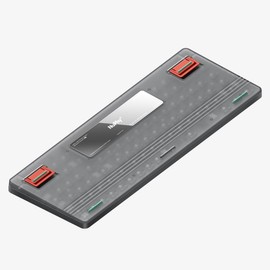 nuphy Air96 V2 Wireless Mechanical Keyboard,100 Keys Gaming Keyboard,Supports Bluetooth 5.1,2.4G and Wired Connection,for PC/Laptop/Windows/Mac -Grey Gateron Moss Switch