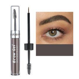 ONarisae Eyebrow Gel Waterproof Eyebrow Color Brow Shaping Gel Makeup Liquid Brows Styling (Dark Gray)