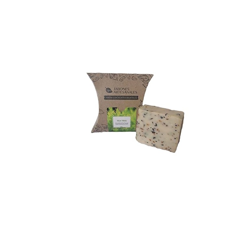 Blen, jabón artesanal Tea Tree con aceite de coco 100