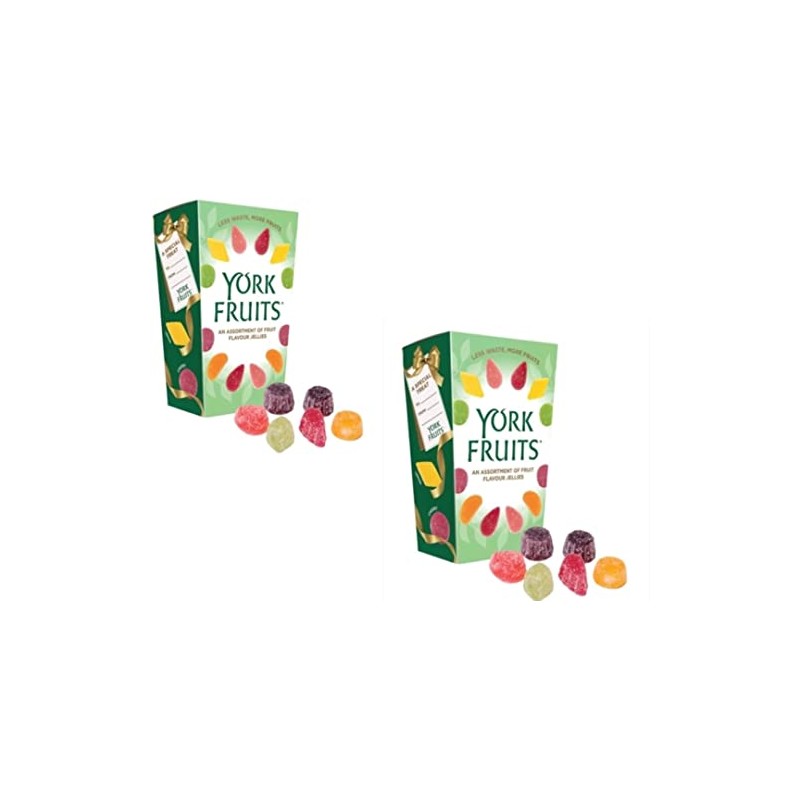 2 x York Fruits Flavour Jellies 350g- Assorted Flavour Jellies