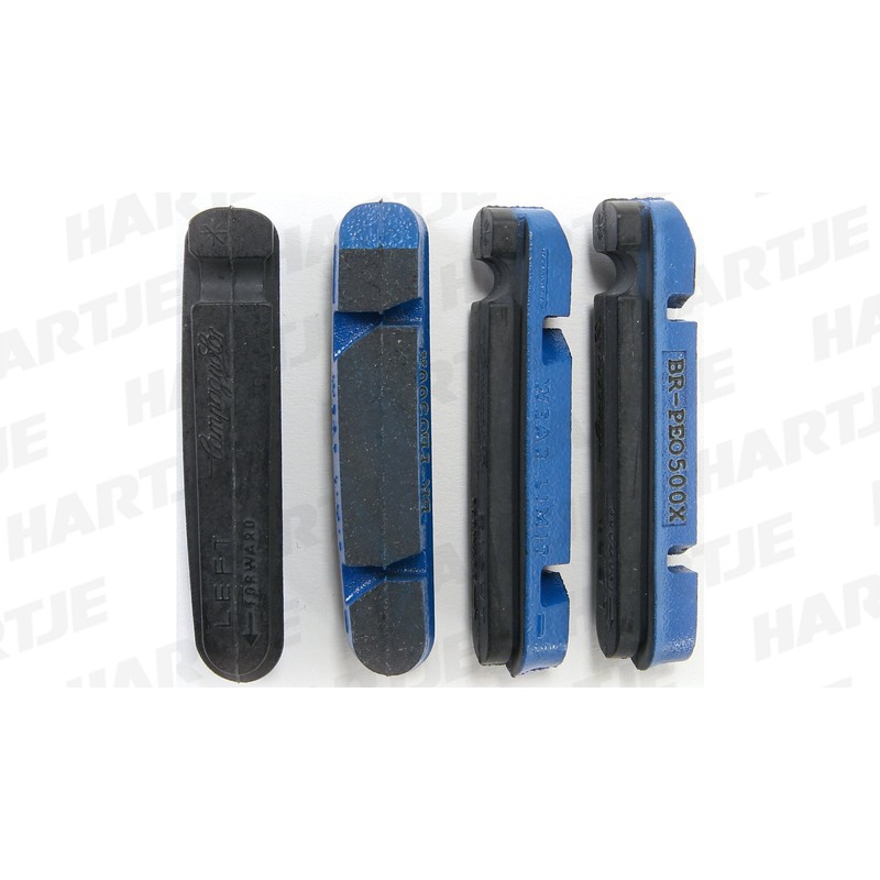 Campagnolo Unisex's Shamal Mille Brake Pad Inserts, Black, Shimano Fit
