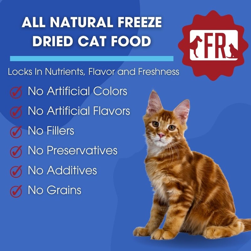 Formula Raw Freeze-Dried Raw Cat Food - Duck & Beef