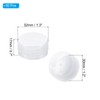 PATIKIL 1.2inch Plastic Bottle Caps for Crafts, 50Pcs Reusable Protection