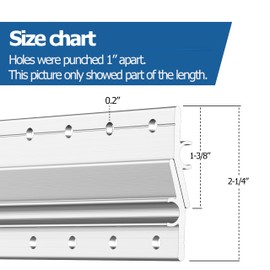 17.7" Heavy Duty French Cleat, 120lb,Built-in Level - Wall Hanging Clip System for Cabinet,Shelf,Heavy Mirror & Picture Frame, Headboard, White Board, Ledges, Painting - Z Bar Cleat Hanger - 1 Pack