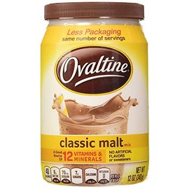 Ovaltine Classic Malt Flavored Milk Mix, 12 oz