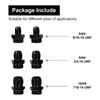 VehiMata 10 Micron Inline Fuel Filter, with 6AN 8AN 10AN