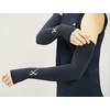 CW-X HUY421 Women's Arm Cover (Finger Hang Type), Sweat Absorbent,